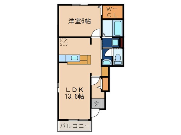 ロワンテールⅡの物件間取画像